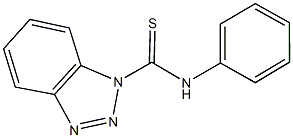 N-phenyl-1H-1,2,3-benzotriazole-1-carbothioamide Structure