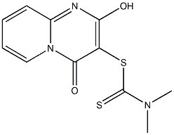 2-hydroxy-4-oxo-4H-pyrido[1,2-a]pyrimidin-3-yl dimethyldithiocarbamate,247237-88-3,结构式