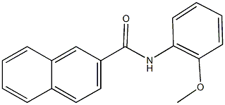 N-(2-methoxyphenyl)-2-naphthamide Structure