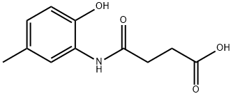 4-(2-hydroxy-5-methylanilino)-4-oxobutanoic acid 结构式
