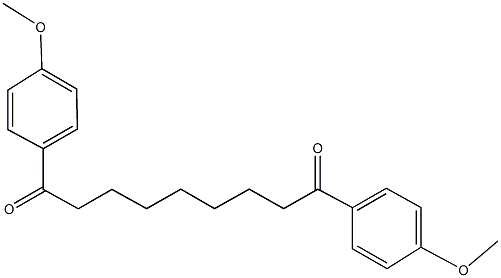 1,9-bis(4-methoxyphenyl)-1,9-nonanedione Structure