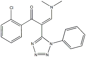 253425-73-9 1-(2-chlorophenyl)-3-(dimethylamino)-2-(1-phenyl-1H-tetraazol-5-yl)-2-propen-1-one