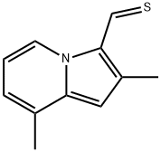 2,8-dimethyl-3-indolizinecarbothialdehyde Structure