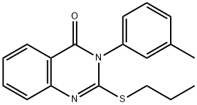 25477-44-5 3-(3-methylphenyl)-2-(propylsulfanyl)-4(3H)-quinazolinone