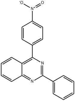 4-{4-nitrophenyl}-2-phenylquinazoline 结构式