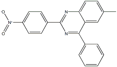 2-{4-nitrophenyl}-6-methyl-4-phenylquinazoline,254966-97-7,结构式