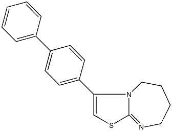 3-[1,1'-biphenyl]-4-yl-5,6,7,8-tetrahydro[1,3]thiazolo[3,2-a][1,3]diazepine Structure