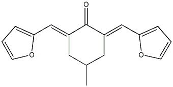 2,6-bis(2-furylmethylene)-4-methylcyclohexanone|