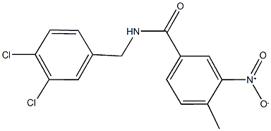 N-(3,4-dichlorobenzyl)-3-nitro-4-methylbenzamide Structure