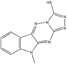 259148-88-4 10-methyl-10H-[1,2,4]triazolo[4',3':2,3][1,2,4]triazino[5,6-b]indole-3-thiol