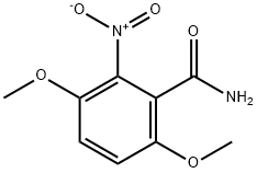 2-nitro-3,6-dimethoxybenzamide Structure