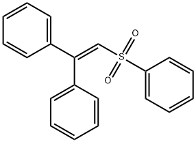 [1-phenyl-2-(phenylsulfonyl)vinyl]benzene Structure