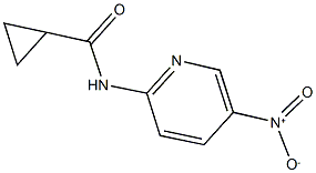 N-{5-nitro-2-pyridinyl}cyclopropanecarboxamide 化学構造式