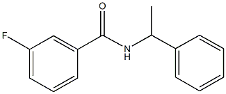 3-fluoro-N-(1-phenylethyl)benzamide Structure