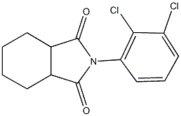 2-(2,3-dichlorophenyl)hexahydro-1H-isoindole-1,3(2H)-dione 化学構造式