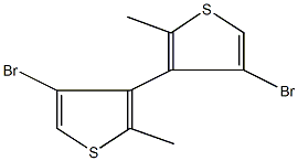 3,3'-bis[4-bromo-2-methylthiophene] Structure