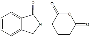3-(1-oxo-1,3-dihydro-2H-isoindol-2-yl)dihydro-2H-pyran-2,6(3H)-dione Structure