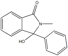 3-hydroxy-2-methyl-3-phenyl-1-isoindolinone,26597-63-7,结构式