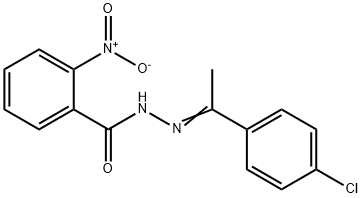 26707-40-4 N'-[1-(4-chlorophenyl)ethylidene]-2-nitrobenzohydrazide