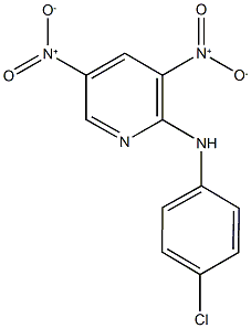 2-(4-chloroanilino)-3,5-bisnitropyridine Structure