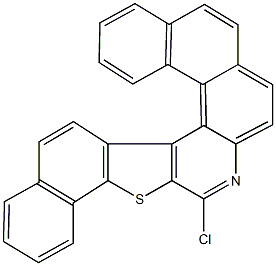 6-chloronaphtho[1,2-f]naphtho[2',1':4,5]thieno[2,3-c]quinoline Structure