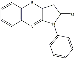 1-phenyl-3,3a-dihydropyrrolo[3,2-b][1,4]benzothiazin-2(1H)-one,2694-31-7,结构式