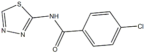 4-chloro-N-(1,3,4-thiadiazol-2-yl)benzamide,26947-64-8,结构式