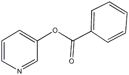吡啶-3-基苯甲酸酯 结构式