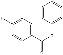 4-フルオロ安息香酸フェニル 化学構造式