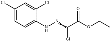 2-氯-2-[(2,4-二氯苯基)亚肼基]乙酸乙酯,27143-12-0,结构式