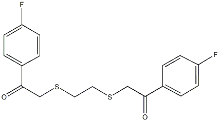 271772-52-2 1-(4-fluorophenyl)-2-[(2-{[2-(4-fluorophenyl)-2-oxoethyl]sulfanyl}ethyl)sulfanyl]ethanone