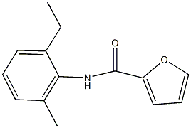 N-(2-ethyl-6-methylphenyl)-2-furamide 结构式