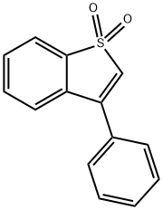 3-phenyl-1-benzothiophene 1,1-dioxide Struktur