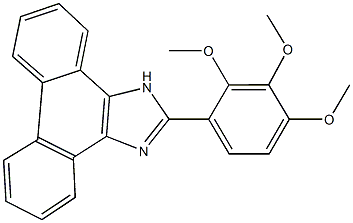 2-(2,3,4-trimethoxyphenyl)-1H-phenanthro[9,10-d]imidazole Structure