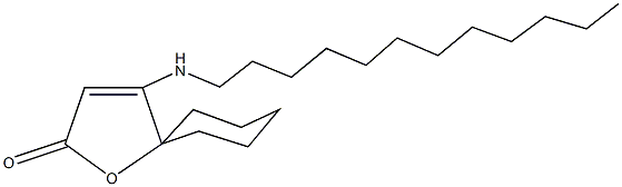 4-(dodecylamino)-1-oxaspiro[4.5]dec-3-en-2-one Struktur
