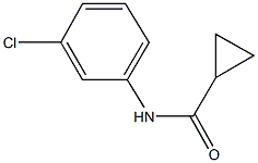 N-(3-chlorophenyl)cyclopropanecarboxamide Structure