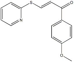 276880-64-9 1-(4-methoxyphenyl)-3-(2-pyridinylsulfanyl)-2-propen-1-one