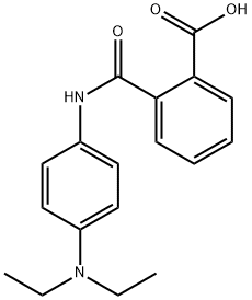 2-{[4-(diethylamino)anilino]carbonyl}benzoic acid Structure