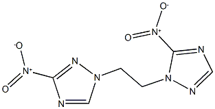 3-nitro-1-(2-{5-nitro-1H-1,2,4-triazol-1-yl}ethyl)-1H-1,2,4-triazole Structure