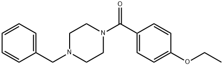 1-benzyl-4-(4-ethoxybenzoyl)piperazine Structure