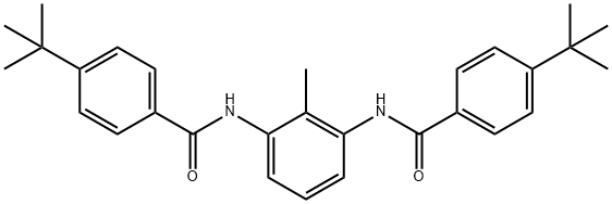 4-tert-butyl-N-{3-[(4-tert-butylbenzoyl)amino]-2-methylphenyl}benzamide,282104-91-0,结构式
