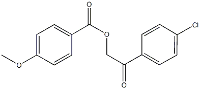 2-(4-chlorophenyl)-2-oxoethyl 4-methoxybenzoate|