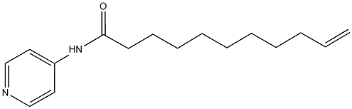 N-(4-pyridinyl)-10-undecenamide Struktur