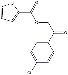 2-(4-chlorophenyl)-2-oxoethyl 2-furoate Structure