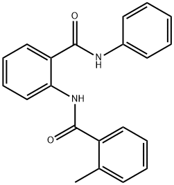 2-{[(2-methylphenyl)carbonyl]amino}-N-phenylbenzamide 化学構造式