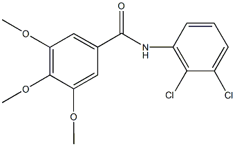 N-(2,3-dichlorophenyl)-3,4,5-trimethoxybenzamide 结构式