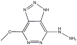 7-hydrazino-1H-[1,2,3]triazolo[4,5-d]pyridazin-4-yl methyl ether Structure