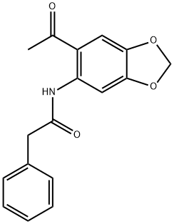 N-(6-acetyl-1,3-benzodioxol-5-yl)-2-phenylacetamide|