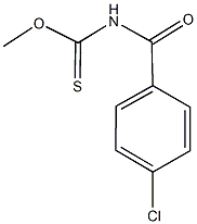 28863-50-5 O-methyl 4-chlorobenzoylthiocarbamate