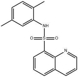 N-(2,5-dimethylphenyl)-8-quinolinesulfonamide Structure